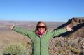Youpi en haut du Fish River Canyon